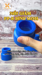 Nối Giảm Nối Rút PPR Bình Minh | Phi 20 25 32 40 50 63 75 | Ống Nhiệt Nóng Lạnh | Khởi Hoàn