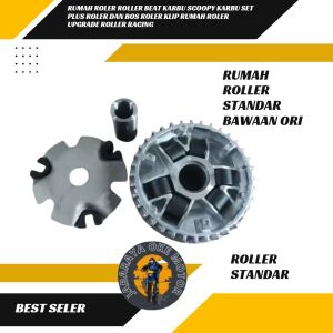RUMAH ROLER ROLLER BEAT KARBU SCOOPY KARBU SET PLUS ROLER DAN BOS ROLER KLIP RUMAH ROLER ROLLER STANDAR / RACING