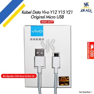 [KN ACC] KABEL DATA CHARGER VIVO Y12 Y15 MICRO USB ORIGINAL PACKING
