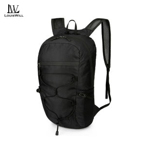 LouisWill Outdoor Hiking Bag Waterproof Travel Backpack Men Backpack Large Capacity Lightweight Sports Fitness Backpack Casual Shoulder Bag School Bag Foldable Camping Bag
