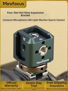 Minifocus | Quad-Head Video Vlog Aluminum Hot Shoe Extension Bracket