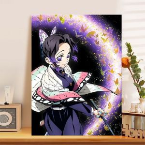 Kayou | Acrylic Paint By Numbers Demon Slayer Nezuko Painting By Numbers on Canvas Coloring By Number for Adults Paint Digital Art