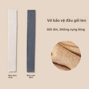 MiiOW | Tất ống dài bằng lông cừu dày dặn giữ ấm cho nữ mùa đông dài qua đầu gối có lót lông cừu chống trượt chống thấm nước