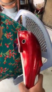 Máy massage cầm tay - Có bảo hành- Máy massage cầm tay cá heo size lớn 40cm 3 đầu đấm lưng cực thích