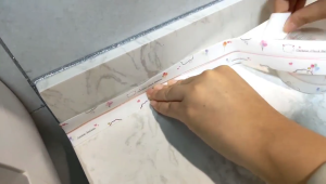 Waterproof Sealant Tape - Self-Adhesive PVC Mould-Proof Corner Sealing Strip for Kitchen Sink Bathroom & Bathtub Edges