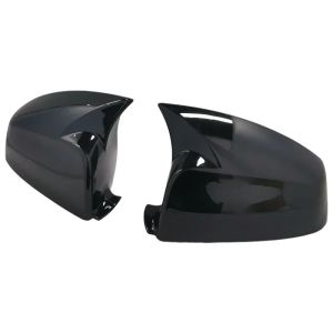 Glossy Black Exterior Mirror Cover for BMW 5 Series E60 E61 LCI Sedan 2008 2009 2010
