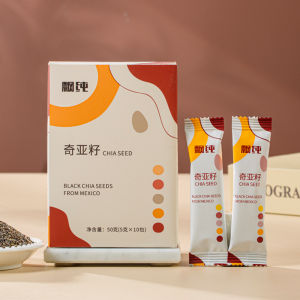 Instant Chia Seeds Meal Replacement Beverage 10 Bags/Box Individually Packaged Fiber-Rich Grain from Main Store for Health-conscious