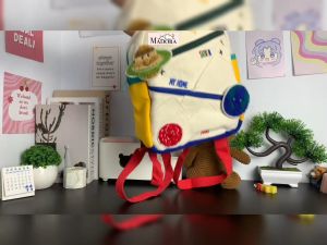 Madora Tas Ransel Sekolah Anak PAUD Motif Kartun Galaxy Planet Mini Backpack