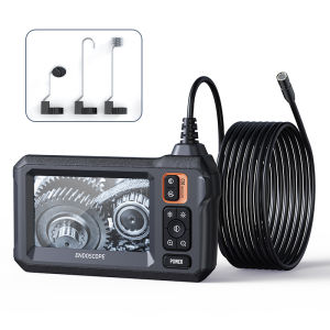 INSKAM Industrial Endoscope Camera 1080P 4.3 Inch IPS Single Lens Pipe Car Inspection Camera with 8mm IP67 Waterproof 8 LEDs