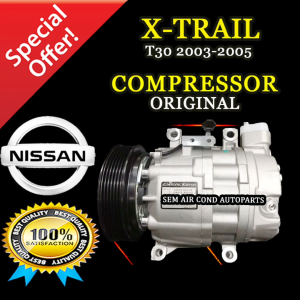 NISSAN X-TRAIL OLD MODEL T30 2003-2005 YEAR ORIGINAL CARSONIC 6PK COMPRESSOR/ KOMPRESOR (CAR AIRCOND SYSTEM)