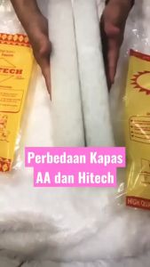 Kapas HITECH Kuning 1 Lapis - HI TECH Busa TEBAL Filter Kolam Aquarium