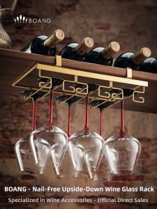 BOANG | Drill-Free Wine Glass Rack Display Stand
