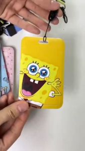 Dây đeo thẻ họa tiết hoạt hình SpongeBob mới nhất 2024