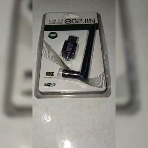 USB WIFI ANTENA WIRELESS HITAM SILVER WI FI COMPUTER LAPTOP 150 Mb 2.0