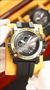 นาฬิกา SKMEI นาฬิกาข้อมือดิจิทัลผู้ชายนาฬิกากีฬากลางแจ้งสอง 3 ชุด เวลาวันที่ สัปดาห์แสดงผลหน้าจอกับนาฬิกาข้อมือผู้ชาย 2065