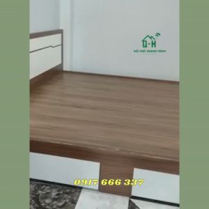 GIƯỜNG GỖ MDF 2 HỘC KÉO CAO CẤP CHỊU LỰC TỐT CHO CẢ NHÀ