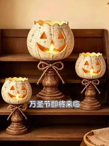 Đèn Trang Trí Hình Bí Ngô Trắng Cũ Kỹ Phong Cách Vintage Trang Trí Nhà Nông Thôn Trang Trí Halloween Lễ Tạ Ơn Bàn Mùa Thu Lò Sưởi Trang Trí Nhà Cửa