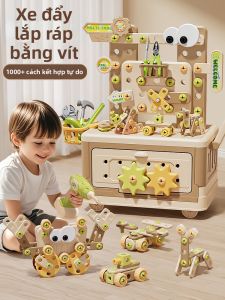 WANWEIMAN | Bộ Công Cụ Lắp Ráp Giáo Dục Cho Trẻ Em 3+ Nam