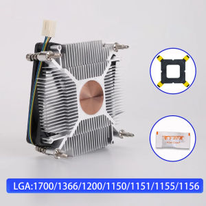 80MM MINI CPU Air Cooler PC Processor Cooling Radiator 4PIN PWM Ventilador for Intel LGA1155 1156 1150 1151 1366 1700 1200