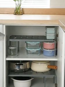67cm Multifunctional Retractable Shelf Kitchen Storage Rack Kitchen Cabinet Organizer Rack Under The Sink Rack Multi-Purpose Rack