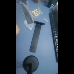 CONCEALED L Bracket Floating Shelf Support Metal Heavy Duty Iron Shelves Brackets Black Wall Mount