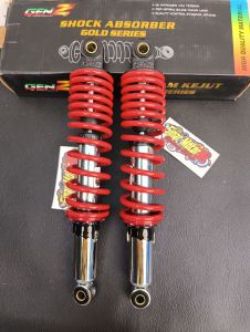 SHOCK BELAKANG SHOK SHOCK BREAKER BELAKANG ISI NITROGEN PLUS OLI TERBAIK TOP UP GOLD SERIES SUPRA JUPITER KARISMA FIZR VEGA R NEW ZR REVO ABS DLL HIGH QUALITY