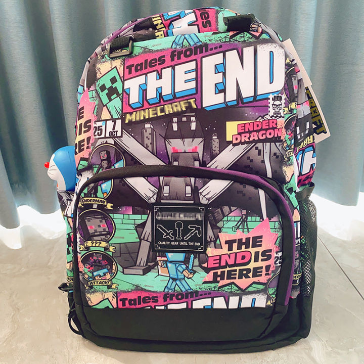 Minecraft Backpack for School Kids Large Capacity Teenagers School Bag for Kids Boys 6 to 12 years old for Kids Girls 7 to 10 years old Travel Rucksacks FREE Gifts Lazada PH