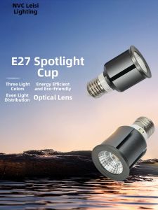 NVC | Adjustable & Retractable Spotlight COB Spot Light E27 Socket