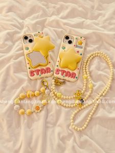 Ốp Lưng Điện Thoại Silicon Màu Tròn Hình Ngôi Sao Có Chân Đế Cho Apple 16 pro Max iPhone 16 Mẫu Mới 15 Dễ Thương 14 Sáng Tạo 13 Gương Mặt Nữ 15 Promax