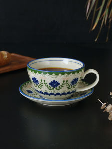 Bộ Tách Cà Phê Gốm Sứ Phong Cách Nhật Bản Cổ Điển Bộ Tách Trà Chiều Tách Cà Phê Gia Đình Giá Trị Thẩm Mỹ Cao Bộ Tách Cà Phê Nhỏ