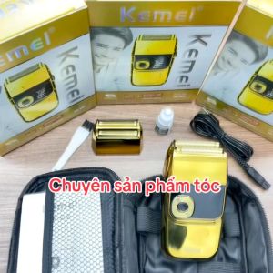 Kemei Máy Cạo Khô 2028 - Cạo Râu Cao Cấp Tăng Tốc Màn Hình 3 Mức Tốc Độ Lưỡi Cắt Pin Sạc 60-90 Phút Thiết Kế Nhỏ Gọn Dễ Cầm Phù Hợp Cho Tiệm Tóc Salon Cắt Tóc
