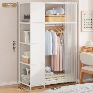 MOLORE | Dust-proof Easy-to-Assemble Multi-functional Storage Wardrobe