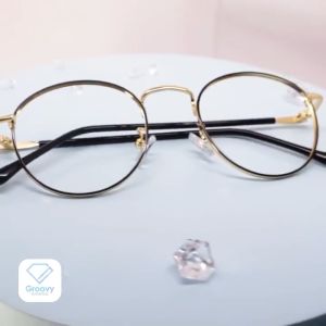 Groovy Eyewear - Kacamata Vior Minus Bluecromic Antiradiasi Korean Style