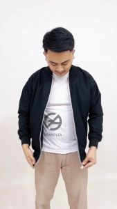 Jaket Bomber Pria Bahan Canvas Premium Best Seller