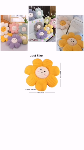Flower Throw Pillows Decorative Daisy Floor Seating Cushion Aesthetic Cute Seat Cushion