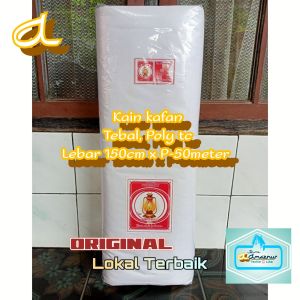 Kain Kafan Mori Cap Lentera Lilin Lebar 150cm x Panjang 50 meter