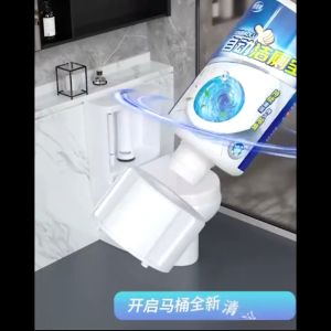【Up To 2 Years of Use】Automatic Toilet Bowl Cleaner 400ml Auto Releasing Dirt Removal Sterilization and Deodorization Toilet Cleaner Gel Automatic Toilet Cleaning Toilet Flush Cleaner Blue Soap Toilet Cleaner Automatic Bleach