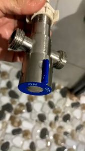 Van T chia nước ON OFF inox sus304 KAG-VanT16 van khóa vòi xịt bồn cầu D21 giảm áp lực siêu bền sử dụng tốt