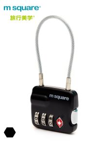 M Square Wire Rope Password Lock TSA Customs Password Lock Luggage Lock Traveling Trolley Case Padlock