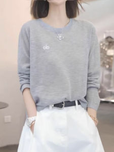 Shalldoer | Lightweight Long Sleeve Sun Protection T-Shirt Womens New Summer Thin Breathable Cover Up Top Casual Loose Fit Round Neck