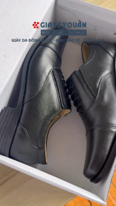Giày Tây Nam Da Bò Đế Cao Su Chống Trơn Trượt Chất Liệu Cao Cấp Chính Hãng 302