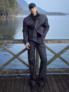 ZHUOCAN | Macho Styling Advanced Jeans Jacket