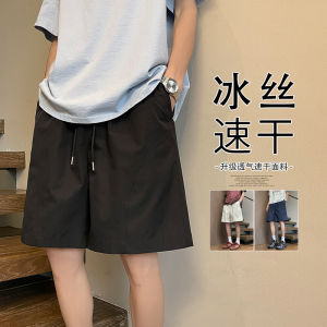 Quick Dry Short Shorts for Men Summer Outdoor Running Exercise Five Minutes American Functional Sports Pants Loose Fit Casual Style