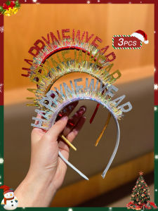 3pcs Elegant Ladies Hair Accessories Headbands Fashionable Christmas Decorations Party Role Play Christmas Gift Ideas
