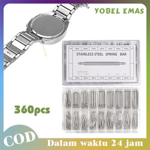 360 Pcs Spring Bar Pin Pengait Tali Jam Tangan Semua Ukuran Pin Jam Tangan Dengan Alat Reparasi