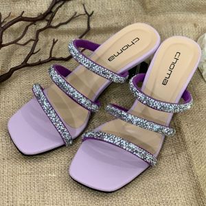 choma sandal hak kaca/ sandal hak/sandal tali/sandal heels/sandal wedding
