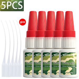 LOOLIFL | LOOLIFL 50g welding glue high strength Universal Instant super glue Strong Bond Adhesive for Metal Plastic DIY Glass Repair tool