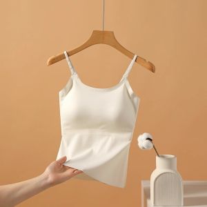 ZISU | Icy Silk Seamless Strap Bandeau Bra Integrated Camisole