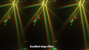 Flowwave disco light laser 200w 4-head moving - rgbw strobe/beam dmx512/sound for parties/ktv Christmas Party Gift