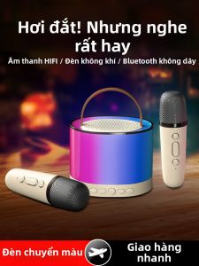 Bộ Loa Karaoke Di Động Bluetooth Không Dây Microphone 2.1 Kênh Cầm Tay Bộ Loa Karaoke Gia Đình Bộ Loa Karaoke Cho Trẻ Em